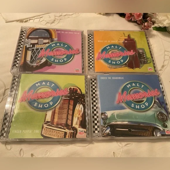 TIME LIFE, SUPERSET MALT SHOP MEMORIES 8 CD'S 240 TRACT SONGS